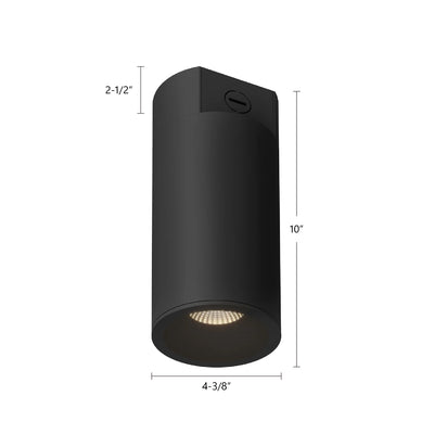 Lorna 10-in (4-in Dia.) Aluminum Flush Mount