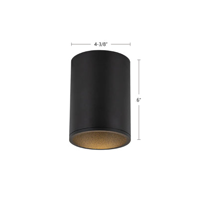 Lorna 6-in (4-in Dia.) Aluminum Flush Mount
