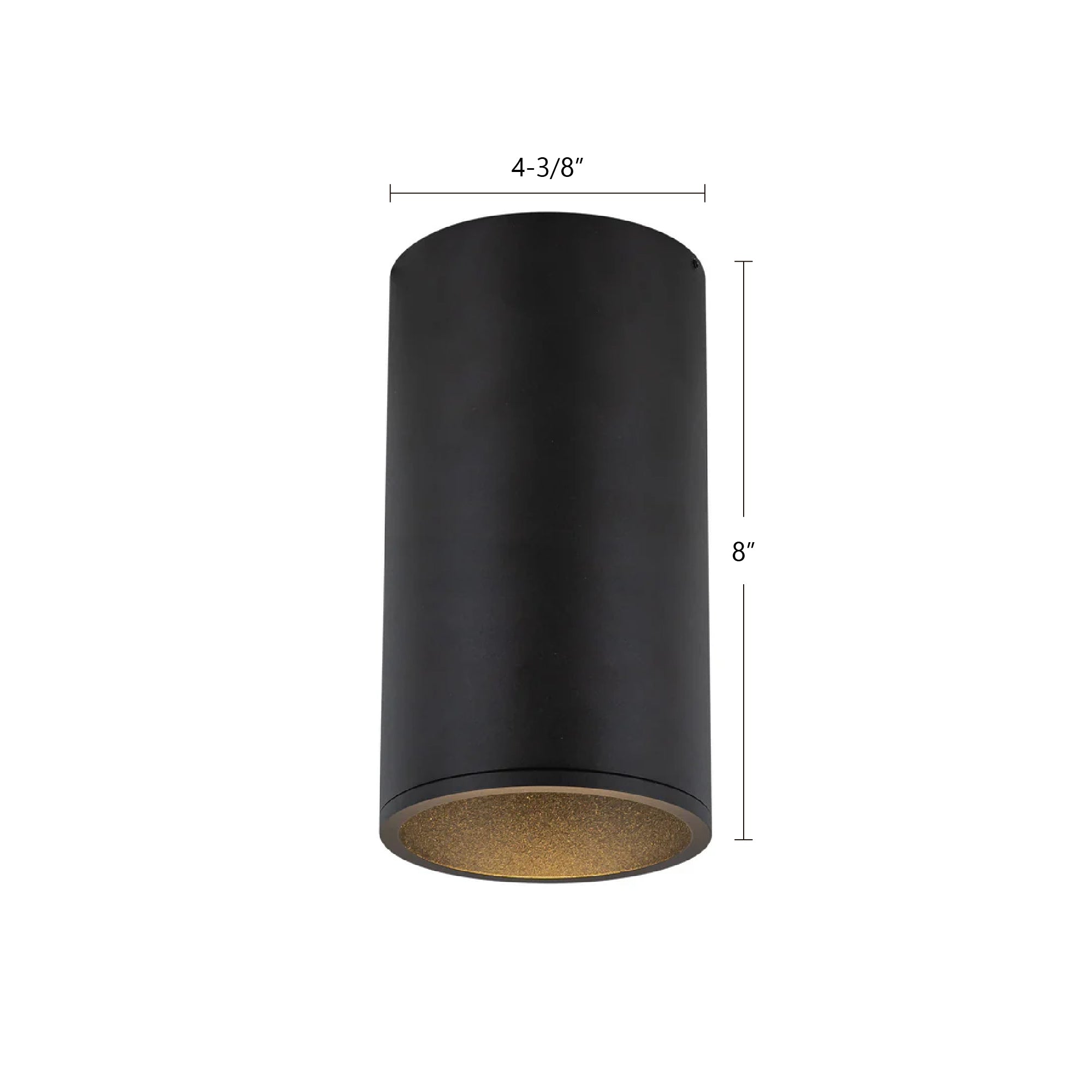 Lorna 8-in (4-in Dia.) Aluminum Flush Mount