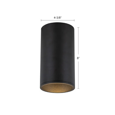 Lorna 8-in (4-in Dia.) Aluminum Flush Mount