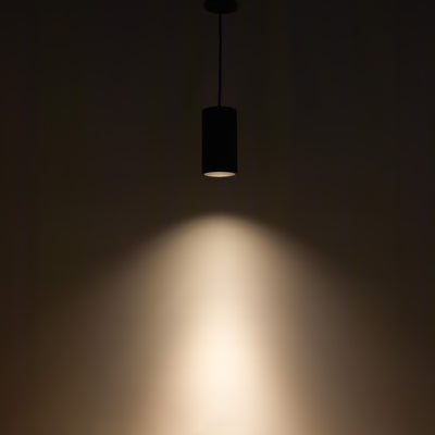 Lorna 8-in Cylinder Damp-Rated LED Pendant (4-in Dia.)