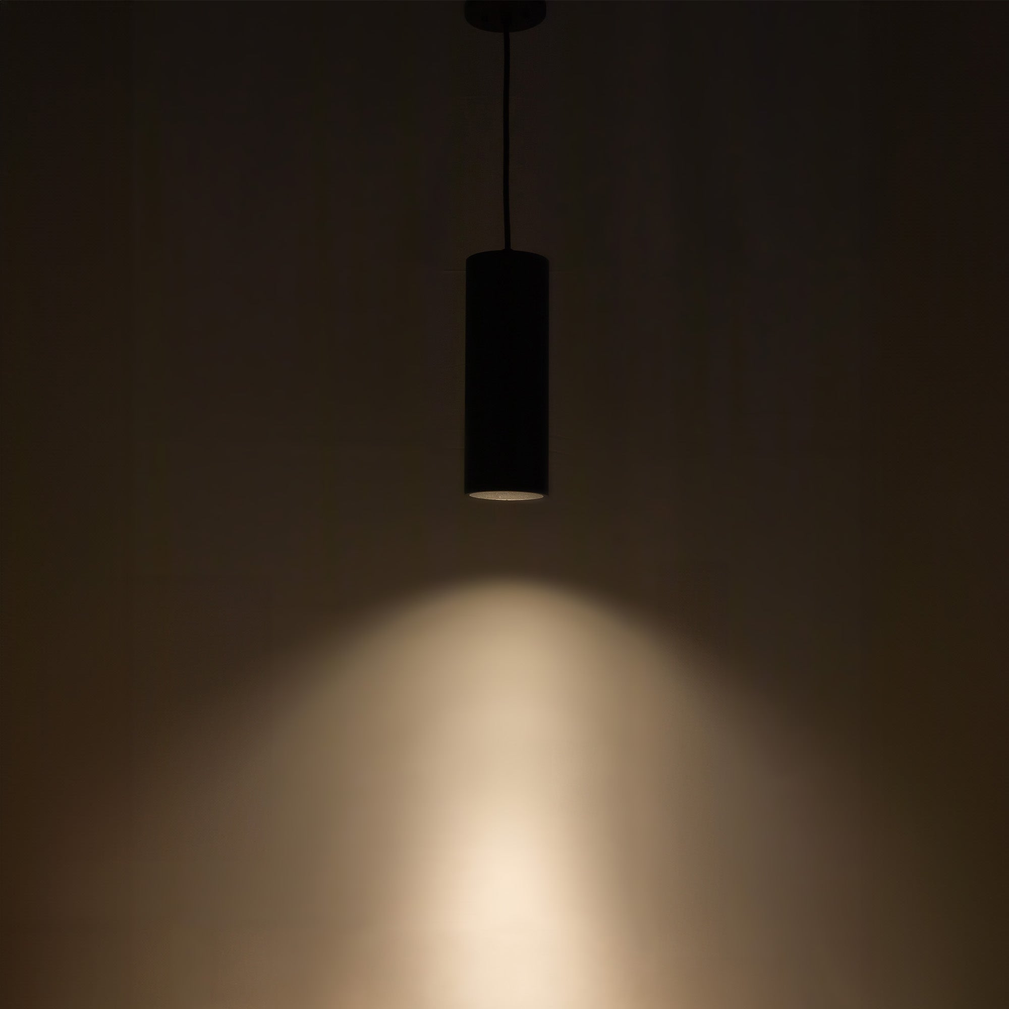 Lorna 13-in Tall Cylinder Damp-Rated LED Pendant (4-in Dia.)
