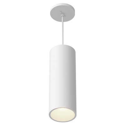 Lorna 13-in Tall Cylinder Damp-Rated LED Pendant (4-in Dia.)