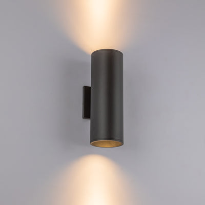 Lorna 12-in (4-in Dia.) Aluminum Up & Down Wall Sconce