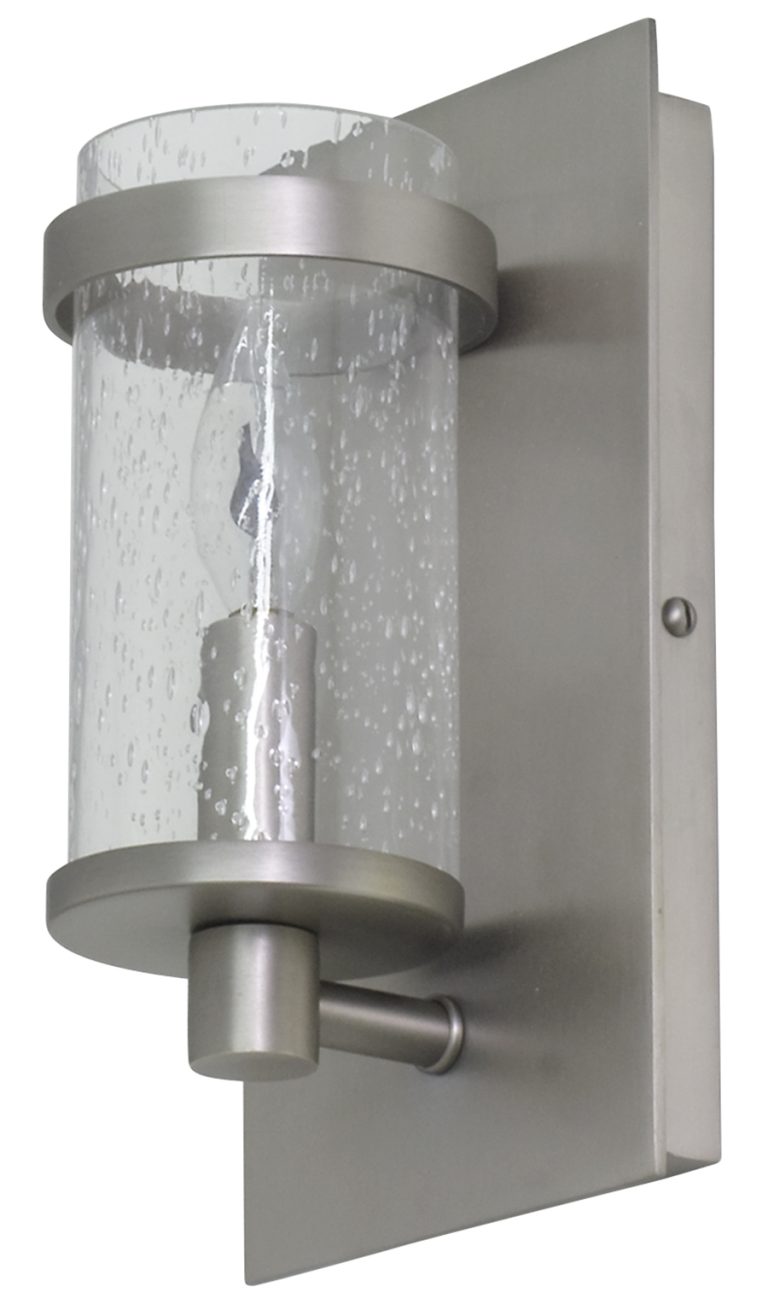 5-inch Lake Shore Satin Pewter LED Wall Sconce