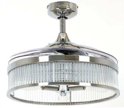Corbelle 48 Inch 3 Light Chrome Fan with Retractable Blades