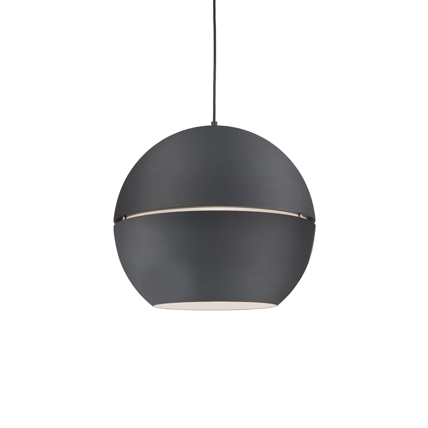 Lucas 24-in Spun Aluminum Dome Pendant