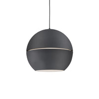 Lucas 24-in Spun Aluminum Dome Pendant