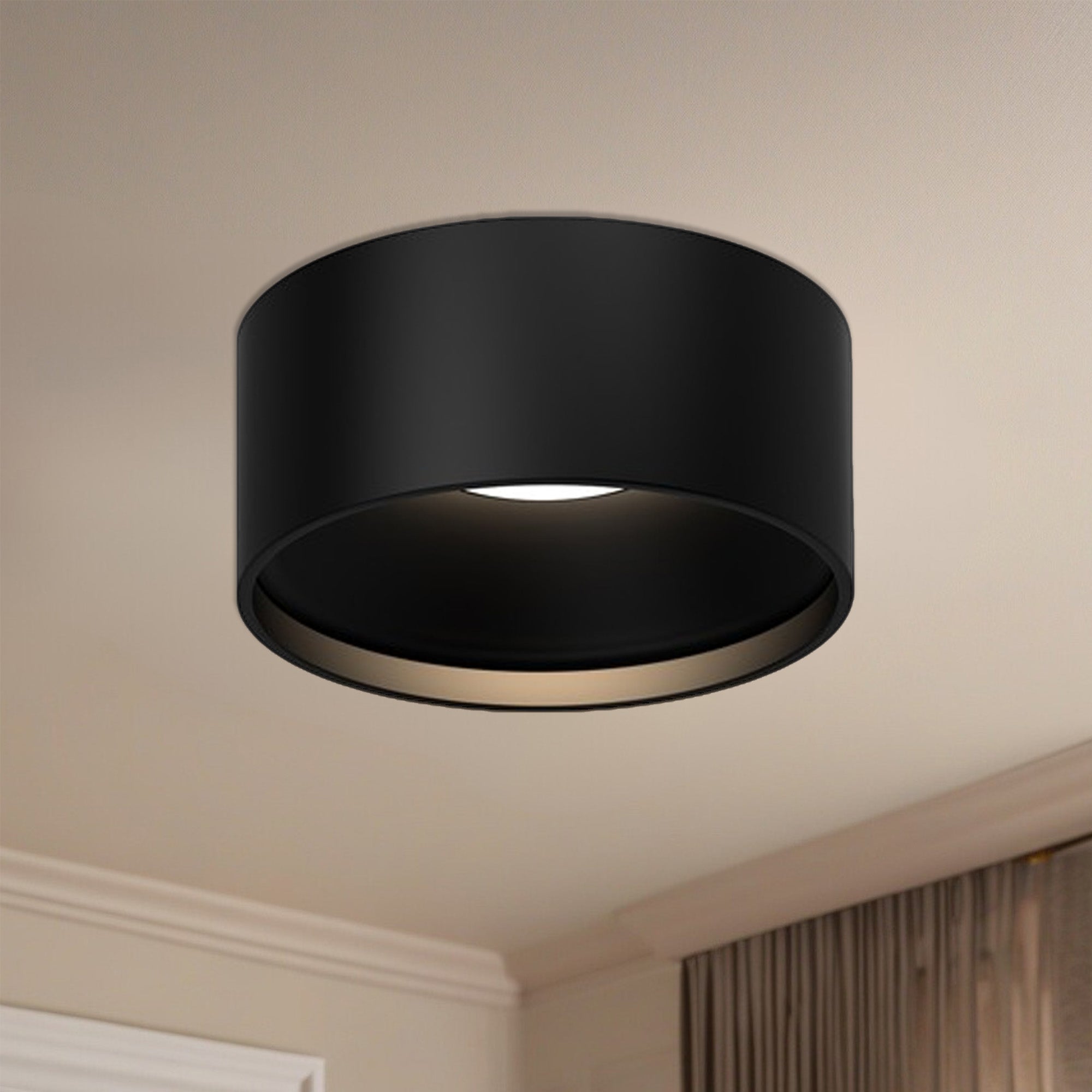 Lucci 5-in Aluminum Flush Mount