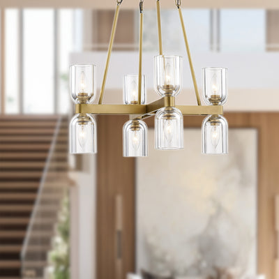 Lucian 22-in Steel Chandelier