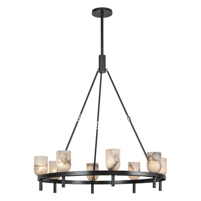 Lucian 36-in Steel Chandelier