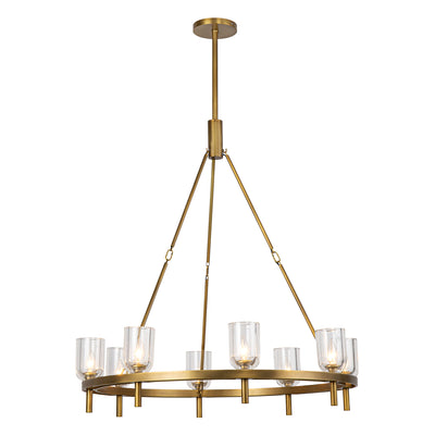 Lucian 36-in Steel Chandelier