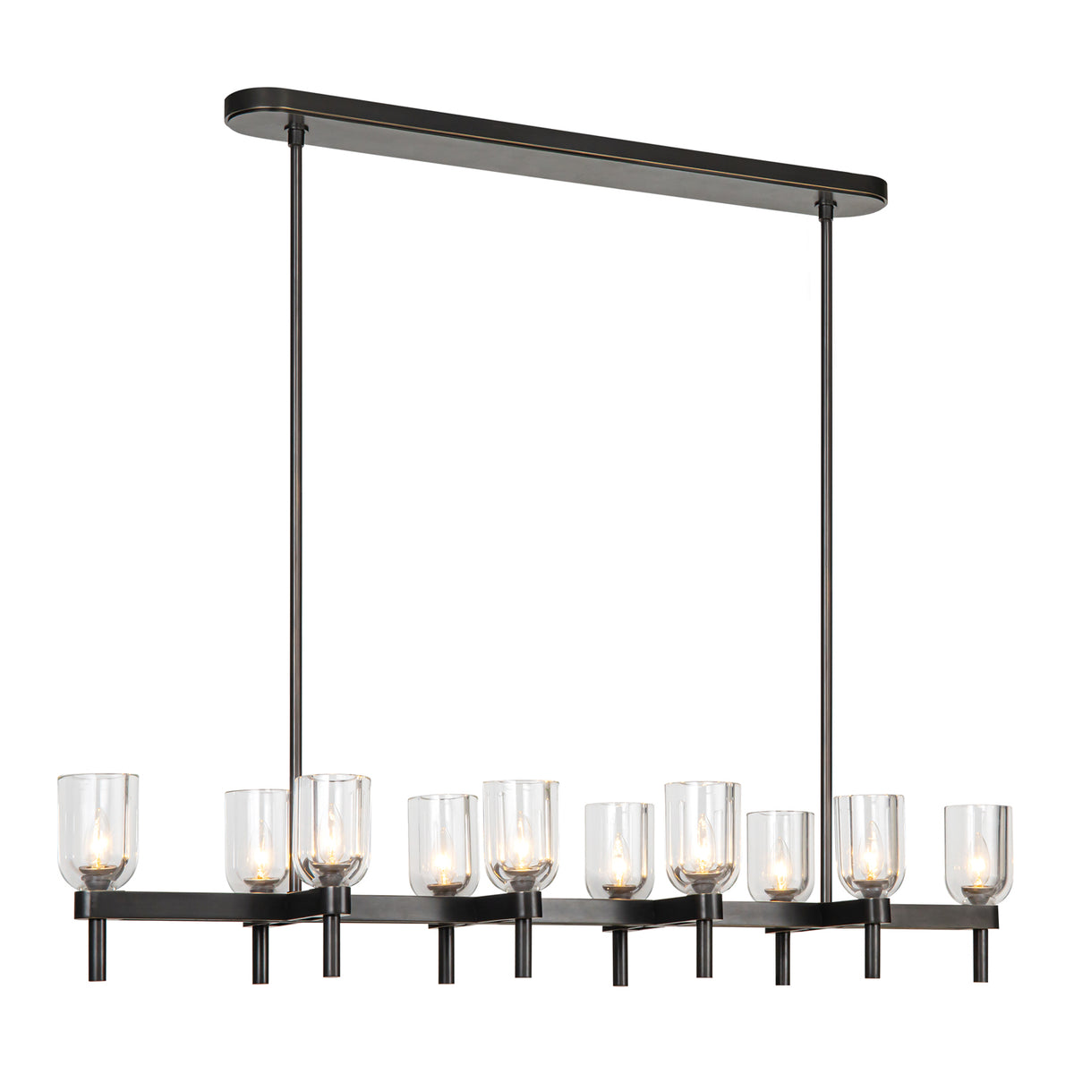 Lucian 52-in Steel Linear Pendant
