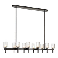 Lucian 52-in Steel Linear Pendant
