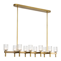 Lucian 52-in Steel Linear Pendant