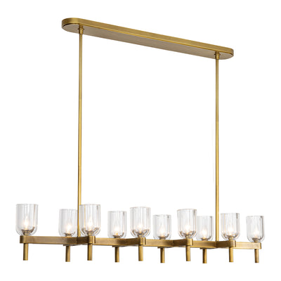 Lucian 52-in Steel Linear Pendant