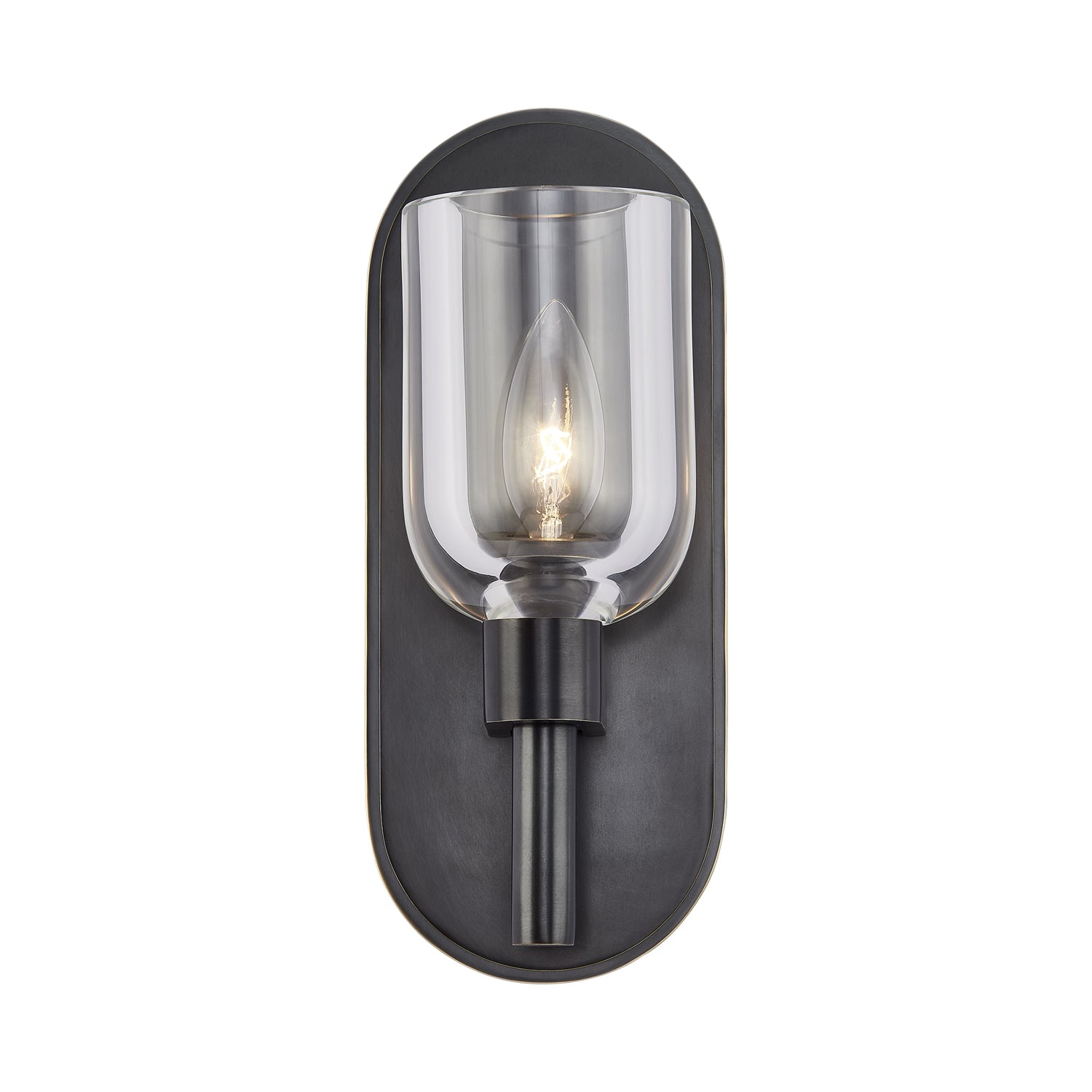 Lucian 9-in Steel Vanity Light