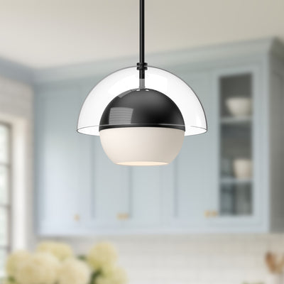 Lucy 12-in Steel Pendant