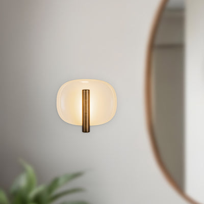 Lustre 9-in Aluminum Steel Wall Sconce