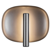 Lustre 9-in Aluminum Steel Wall Sconce