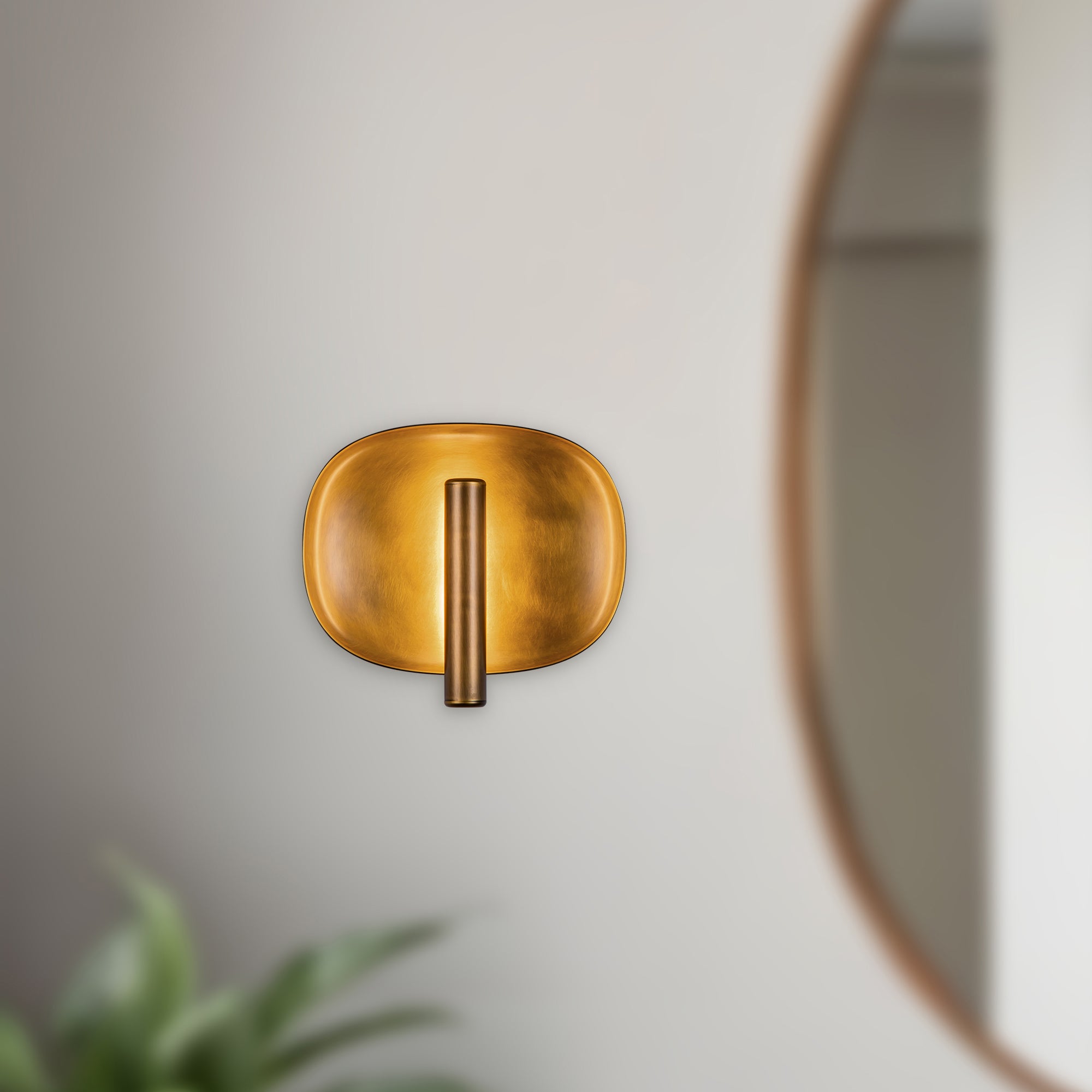 Lustre 9-in Aluminum Steel Wall Sconce