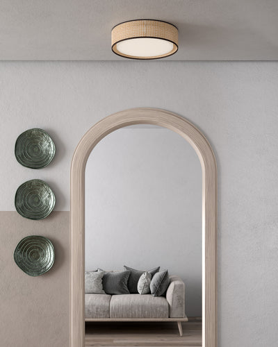 Lyla 20-in Steel Flush Mount