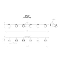 Lyra 43-in Steel Track Light