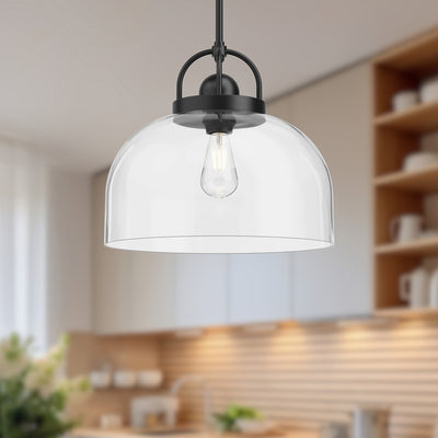 Lancaster 15-in Steel Pendant