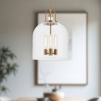 Lancaster 16-in Steel Pendant