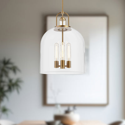 Lancaster 16-in Steel Pendant