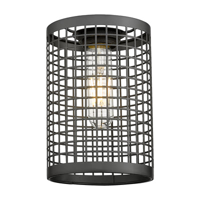 Downtown Urban Metal Shade Antique Brass Steel