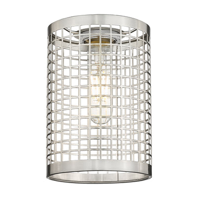 Downtown Urban Metal Shade Antique Brass Steel