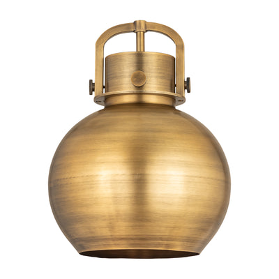 Downtown Urban Metal Shade Brushed Brass
