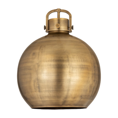 Downtown Urban Metal Shade Brushed Brass