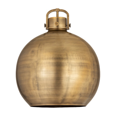 Downtown Urban Metal Shade Brushed Brass