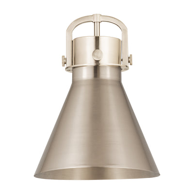 Downtown Urban Metal Shade Brushed Brass 10"