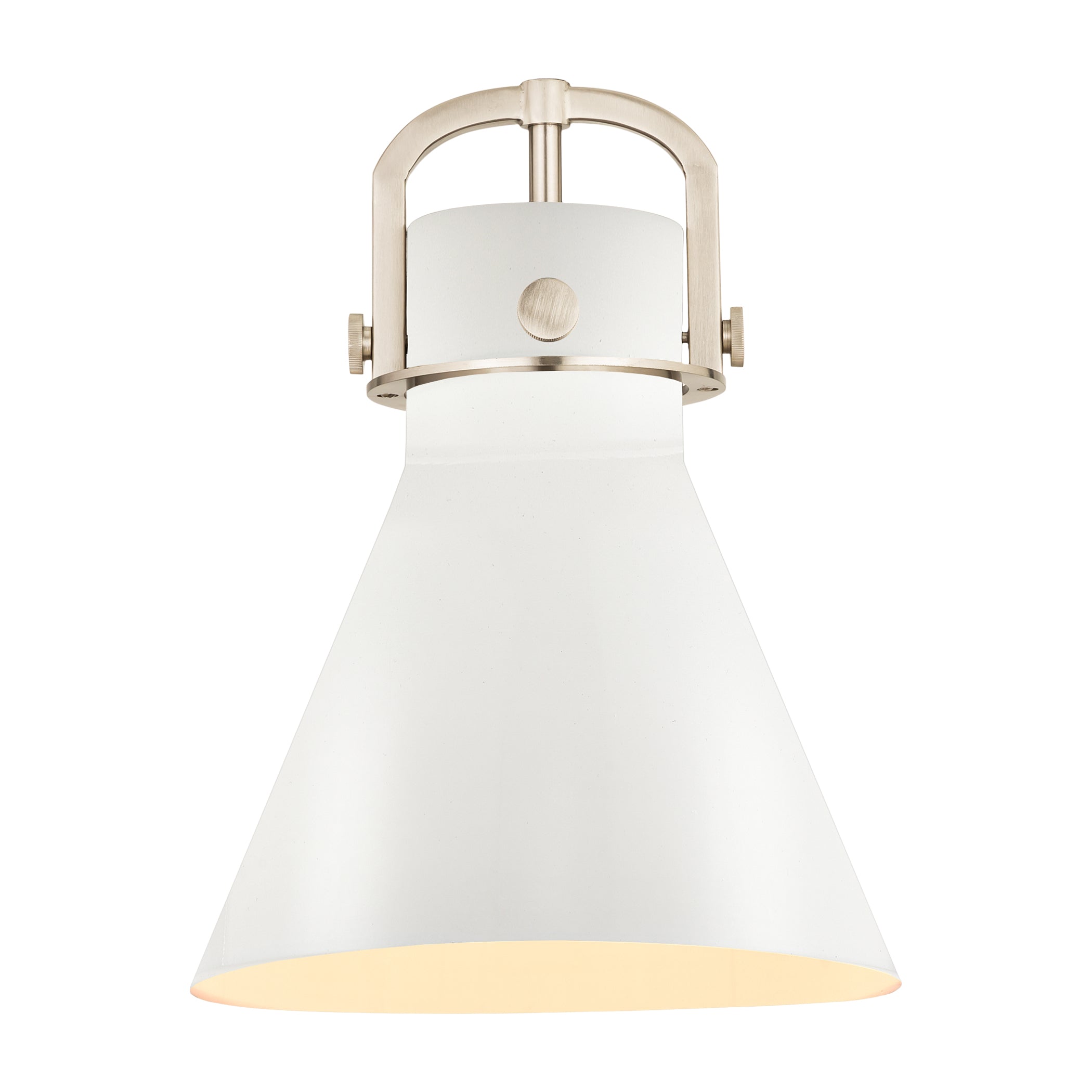Downtown Urban Metal Shade Brushed Brass 10"