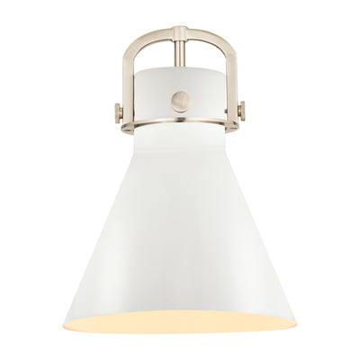 Downtown Urban Metal Shade Brushed Brass 10"