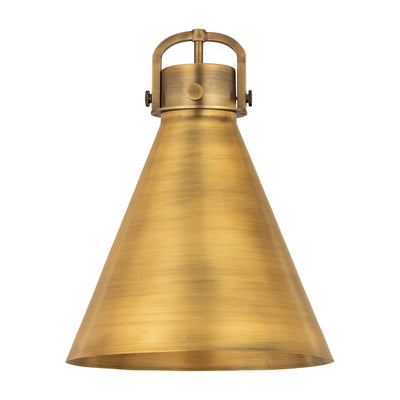 Downtown Urban Metal Shade Brushed Brass
