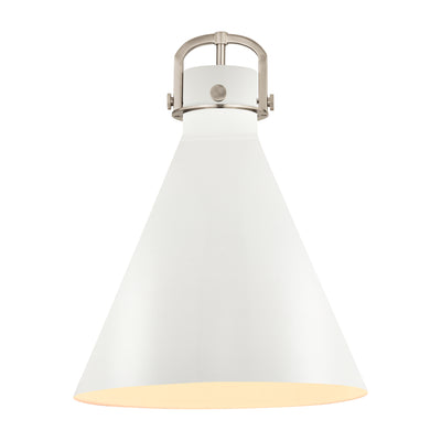 Downtown Urban Metal Shade Brushed Brass