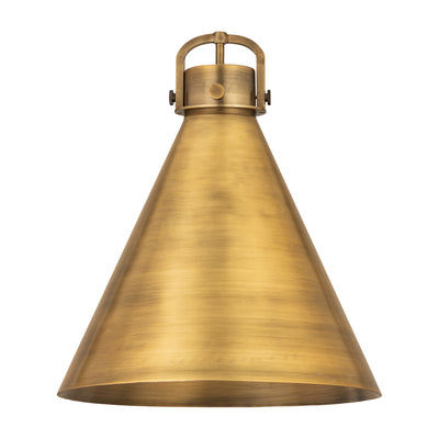 Downtown Urban Metal Shade Brushed Brass