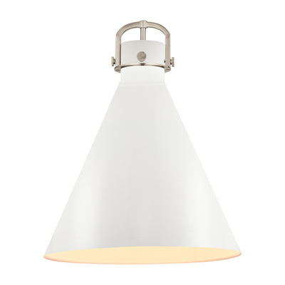 Downtown Urban Metal Shade Brushed Brass