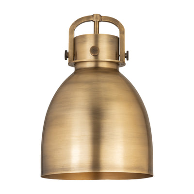Downtown Urban Metal Shade Brushed Brass