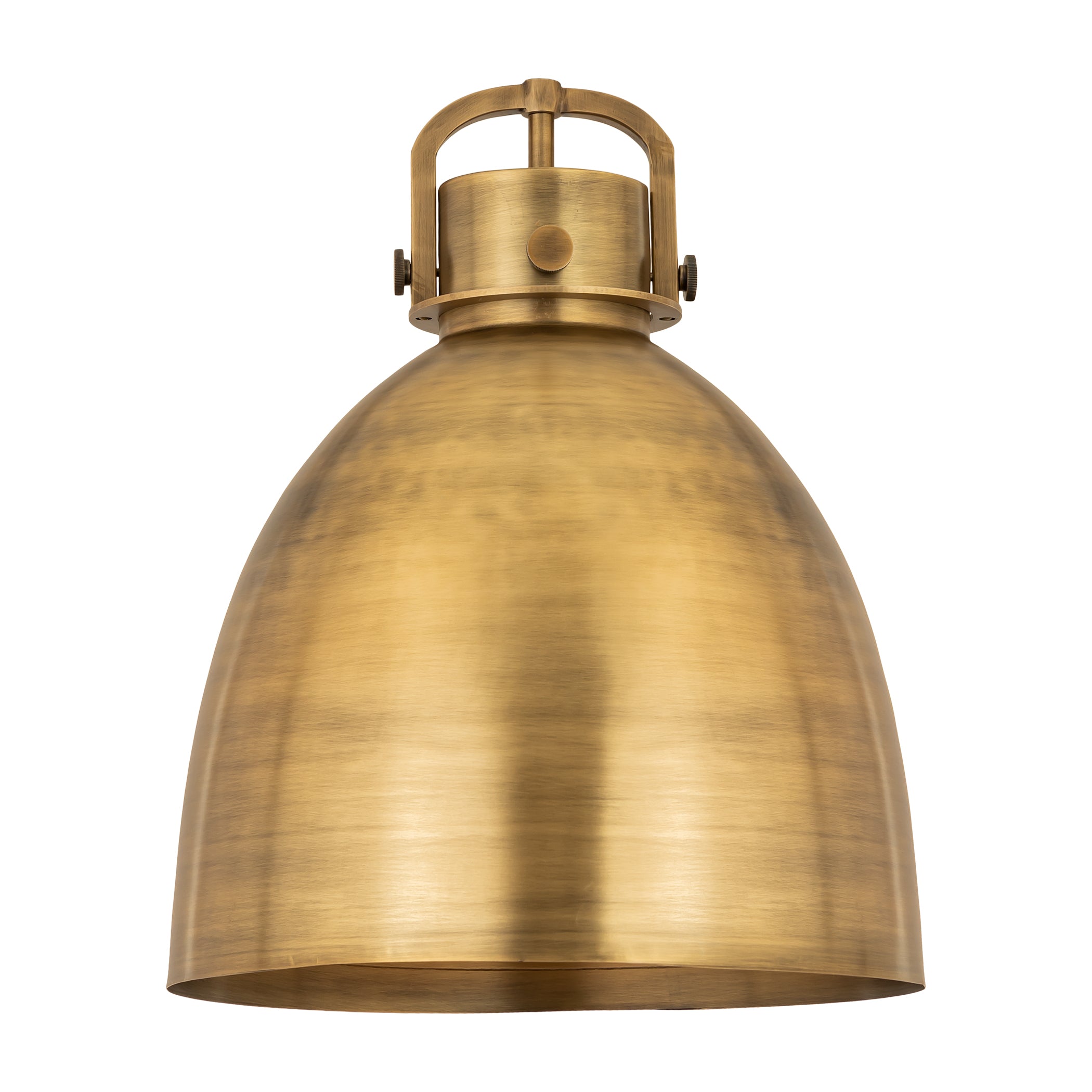 Downtown Urban Metal Shade Brass Steel