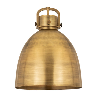 Downtown Urban Metal Shade Brass Steel