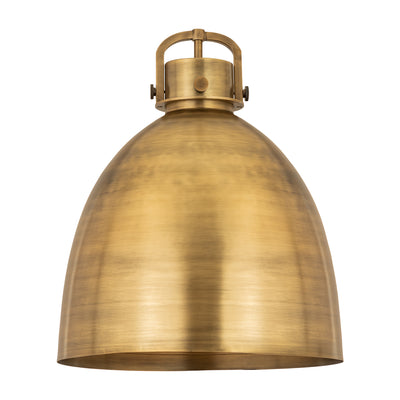Downtown Urban Metal Shade Brushed Brass