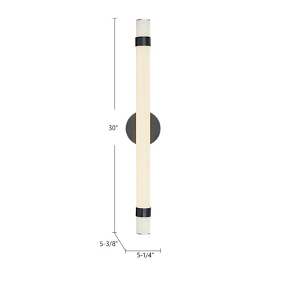 Madison 30-in Aluminum Vanity Light