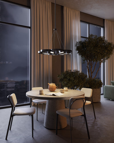Maestro 26-in Steel Chandelier