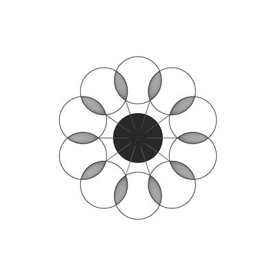 Maestro 33-in Steel Chandelier