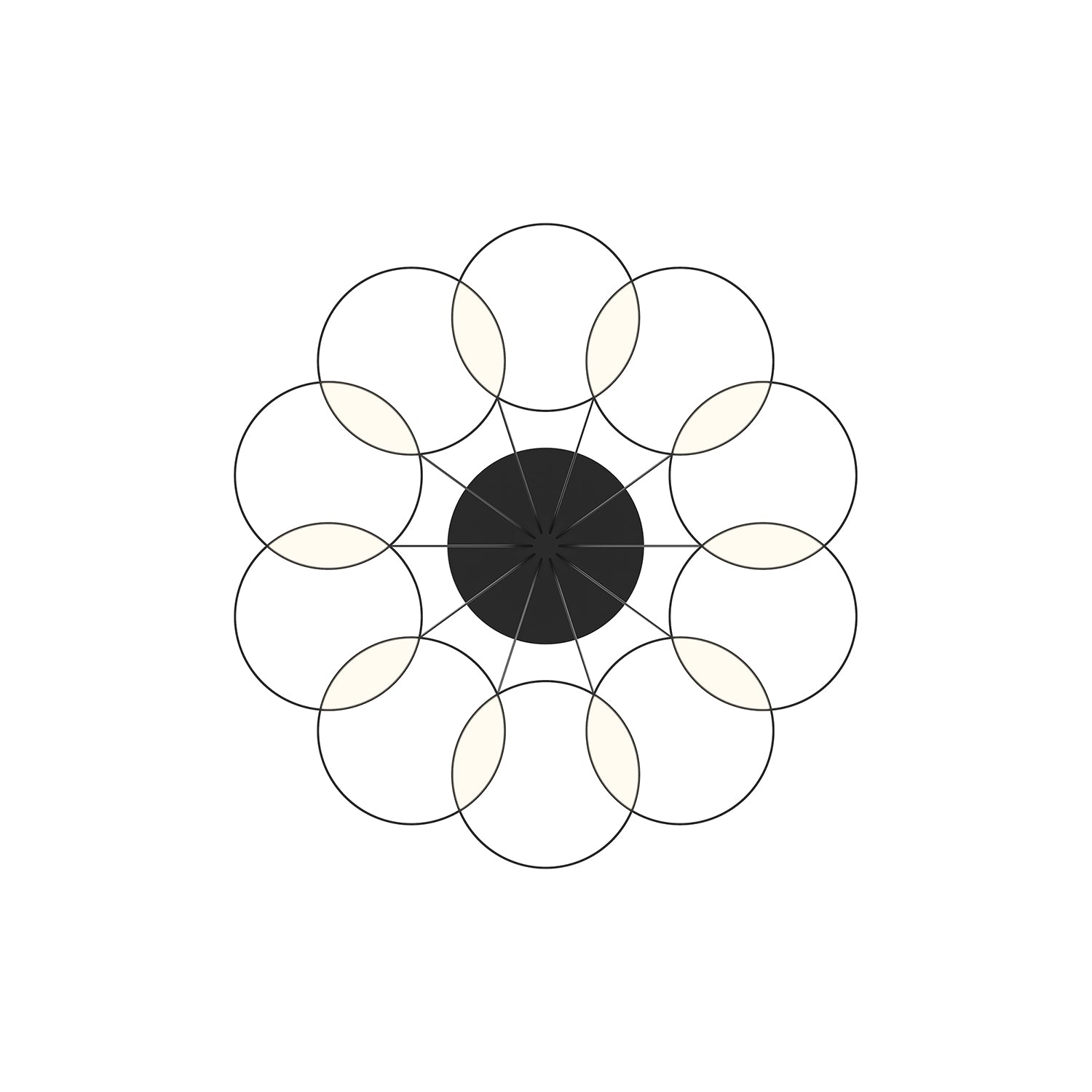 Maestro 33-in Steel Chandelier
